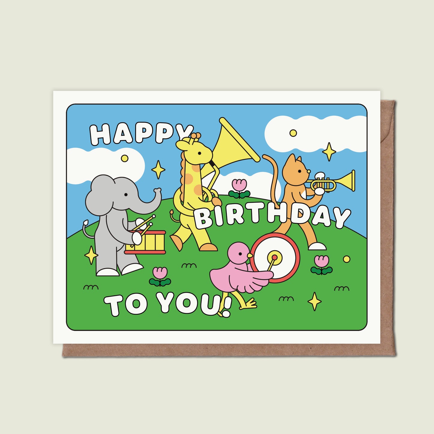 Happy Birthday To You Parade Greeting Card