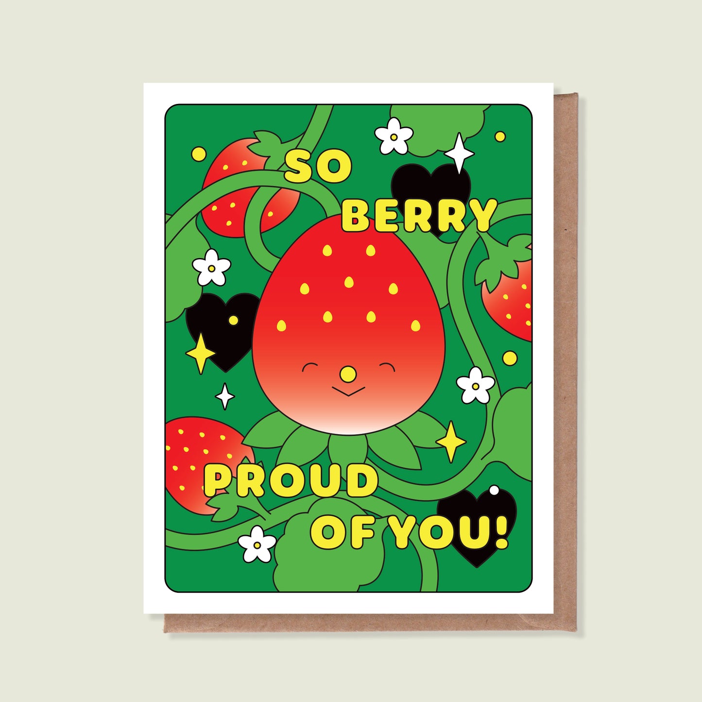 So Berry Proud Of You Greeting Card