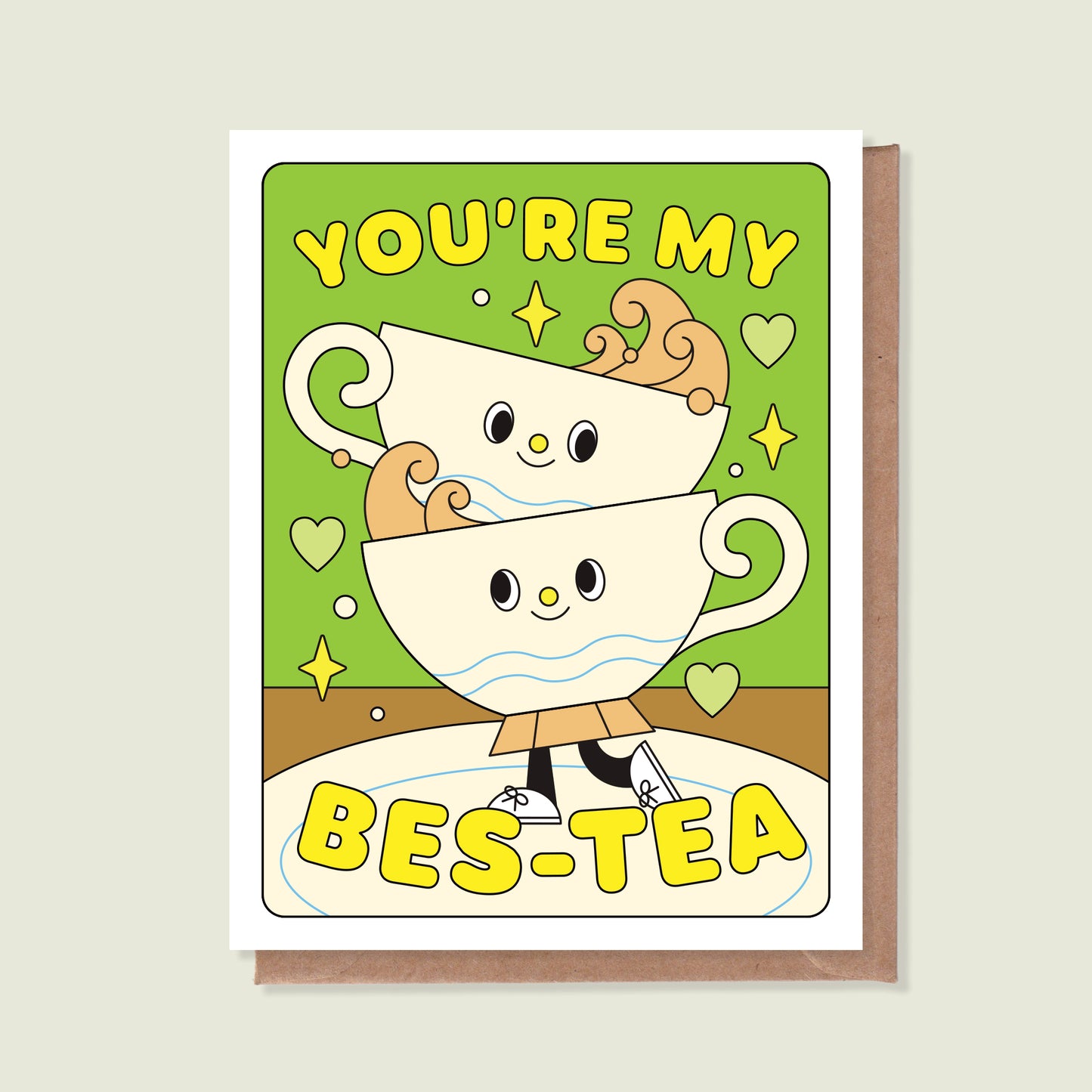 You're My Bestea Greeting Card