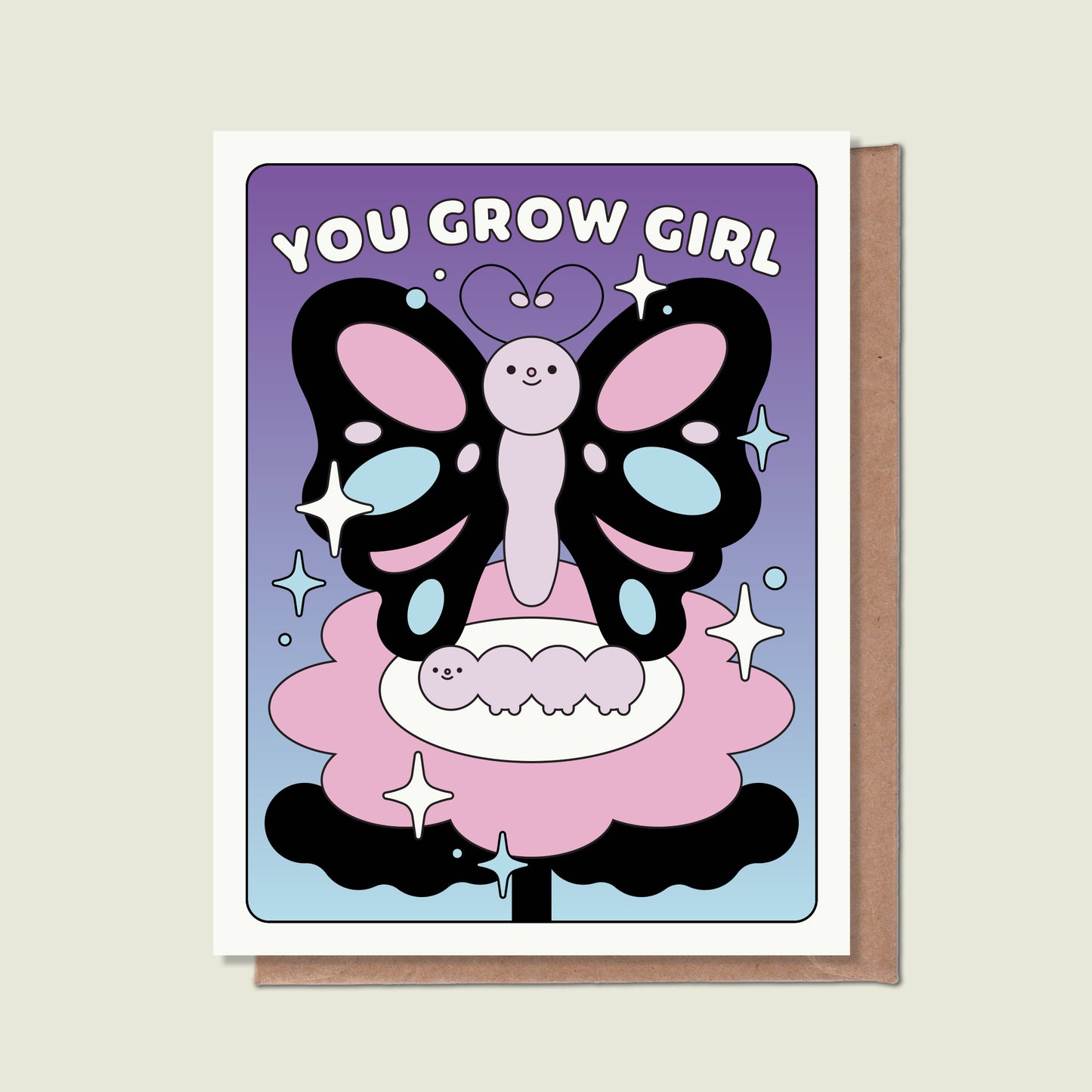 You Grow Girl Greeting Card