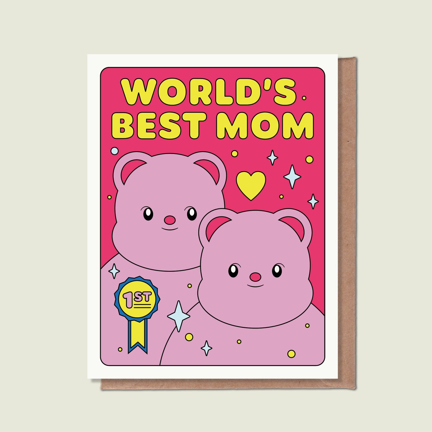 World's Best Mom Greeting Card