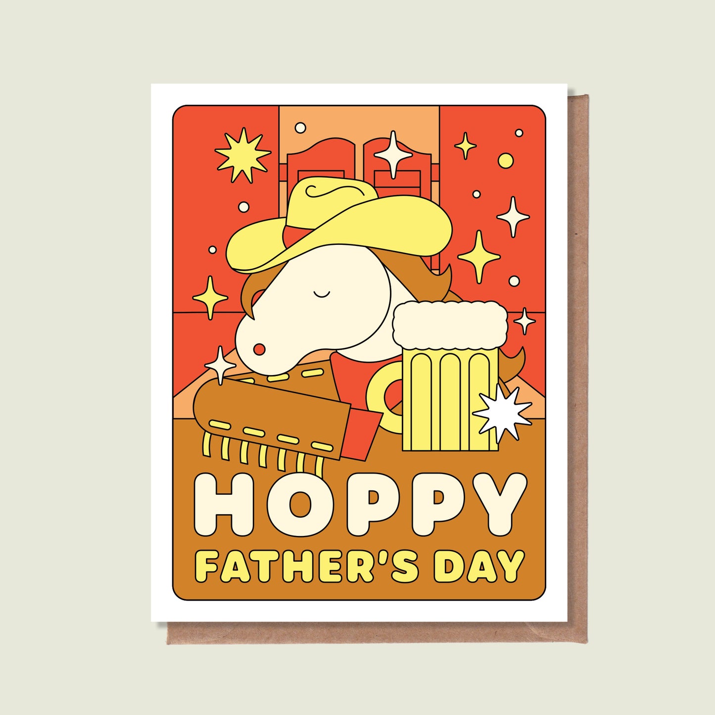 Hoppy Father's Day Greeting Card