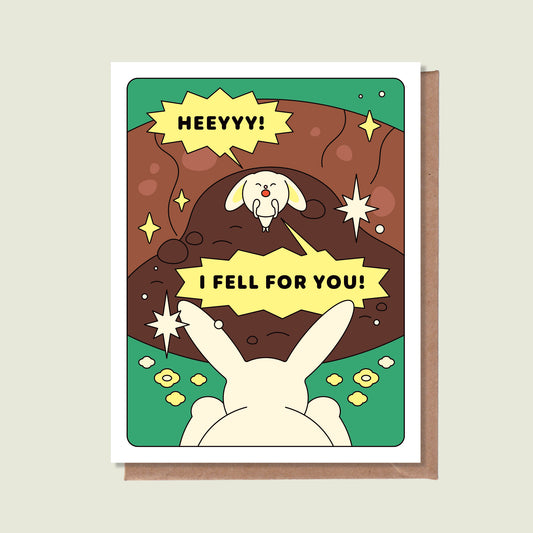 Hey I Fell For You Greeting Card