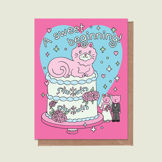 A Sweet Beginning Greeting Card