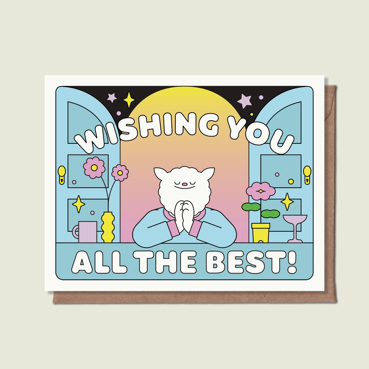 Wishing You All The Best Greeting Card