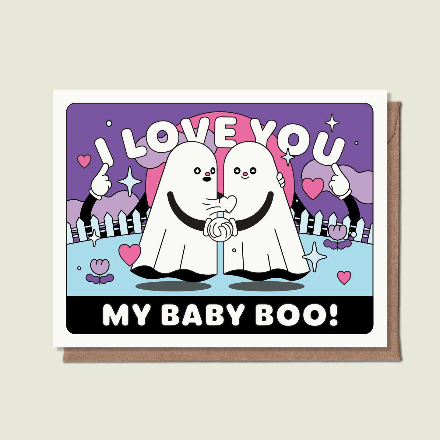 I Love You Baby Boo Greeting Card