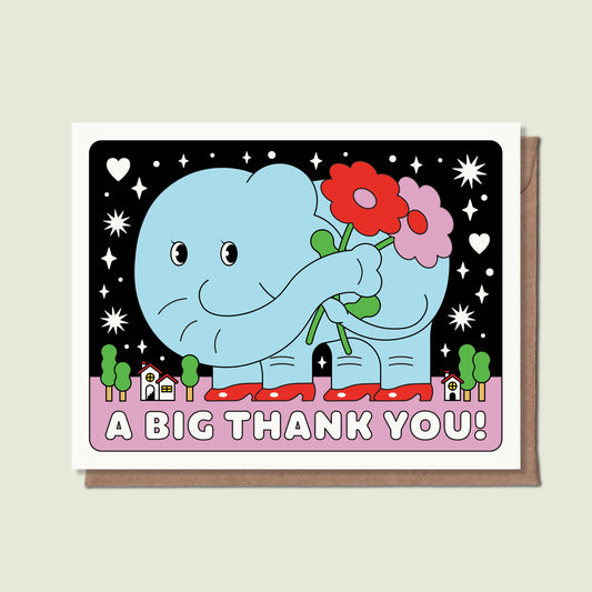 A Big Thank You Greeting Card
