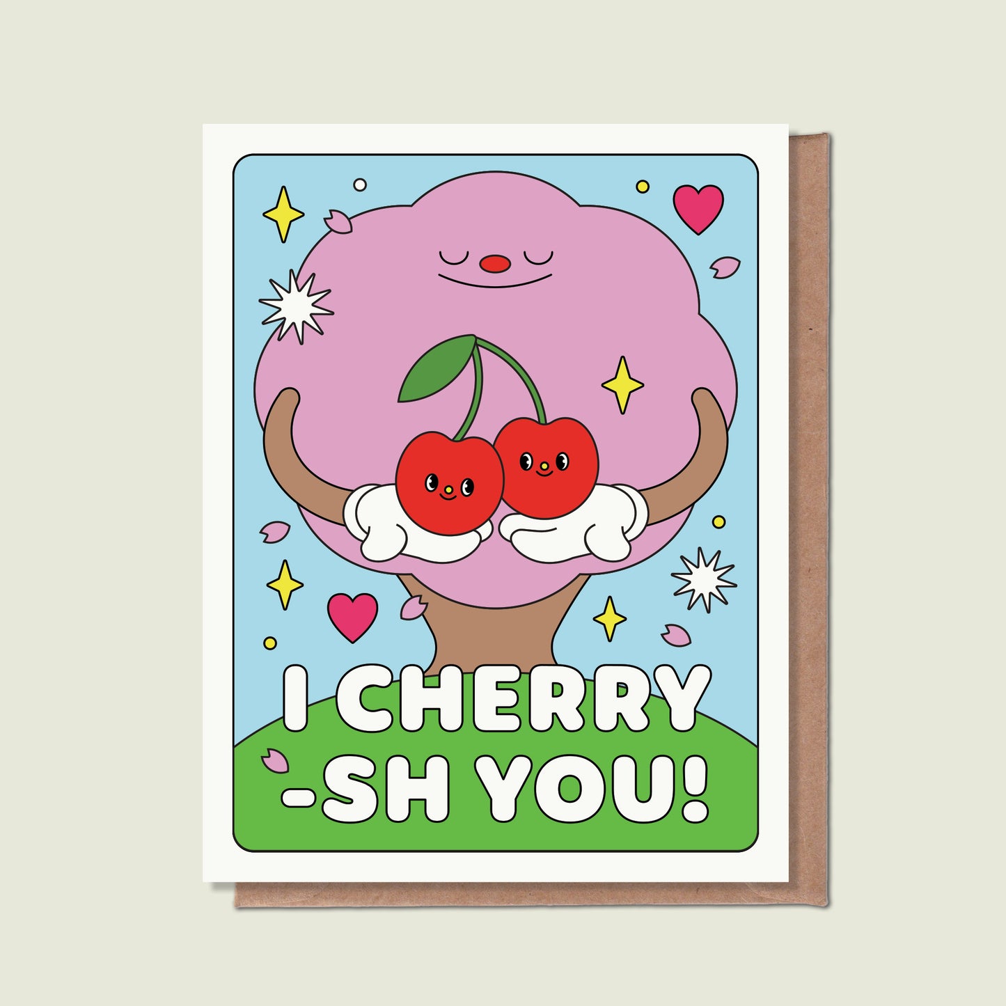 I Cherry-sh You Greeting Card