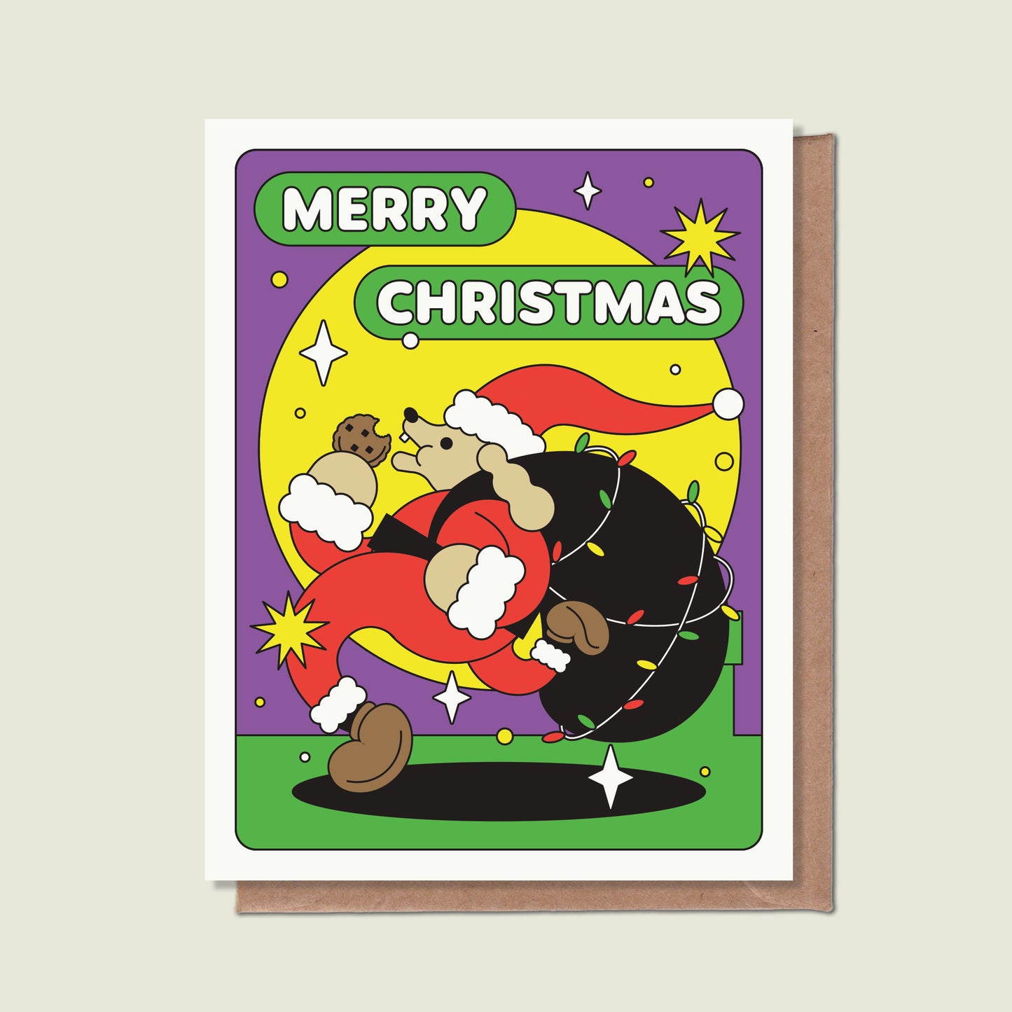 Merry Christmas Cookie Greeting Card