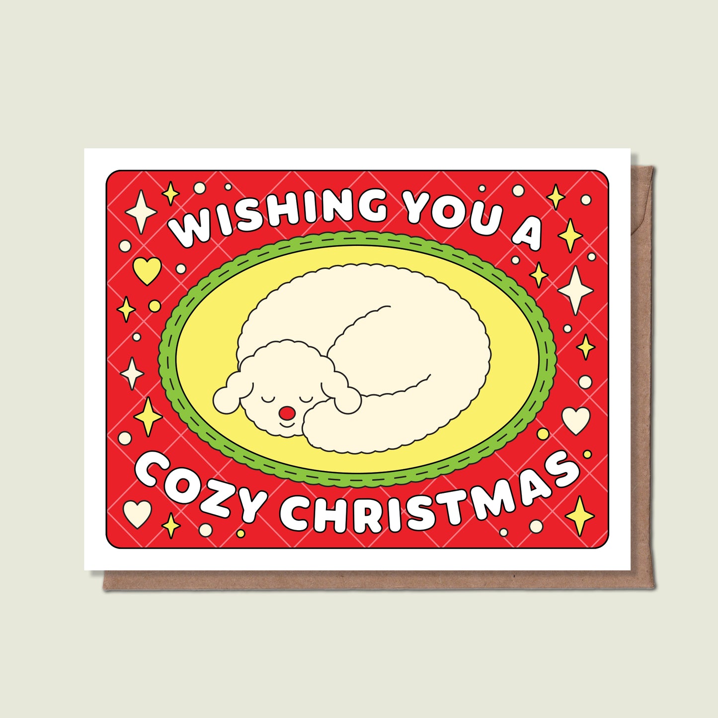 Wishing You A Cozy Christmas Greeting Card