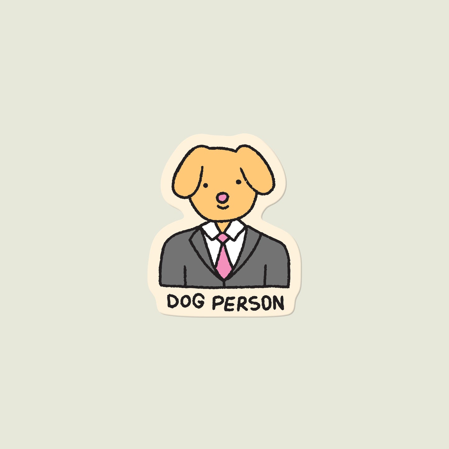 Dog Person Sticker