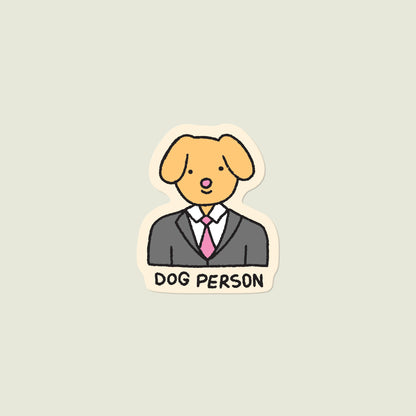 Dog Person Sticker