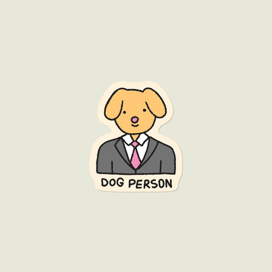 Dog Person Sticker