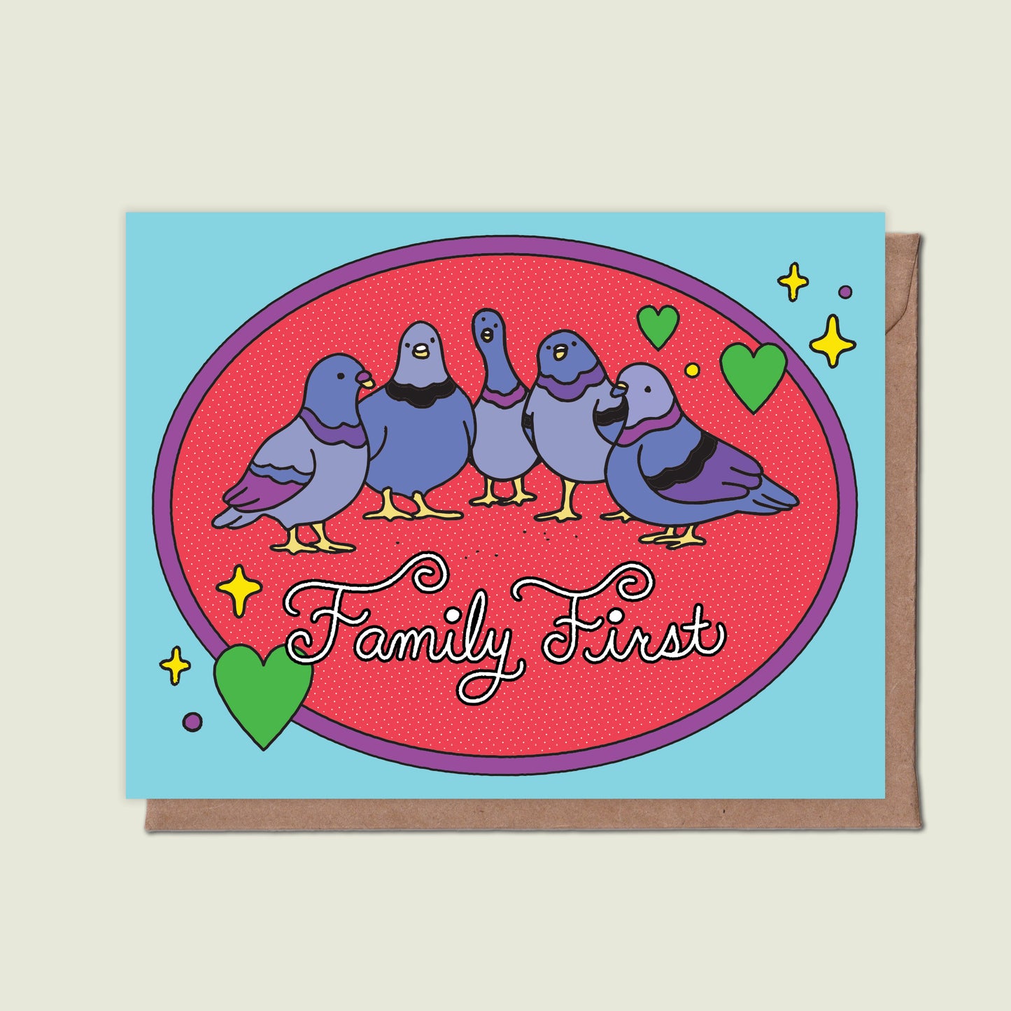 Family First Greeting Card