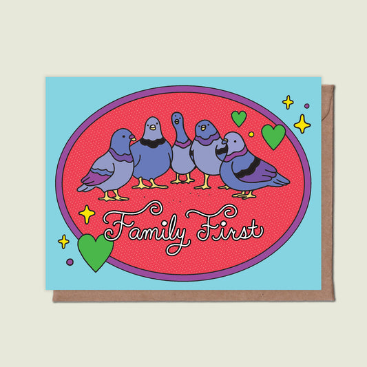Family First Greeting Card