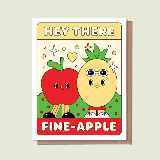 Hey There, Fine Apple Greeting Card