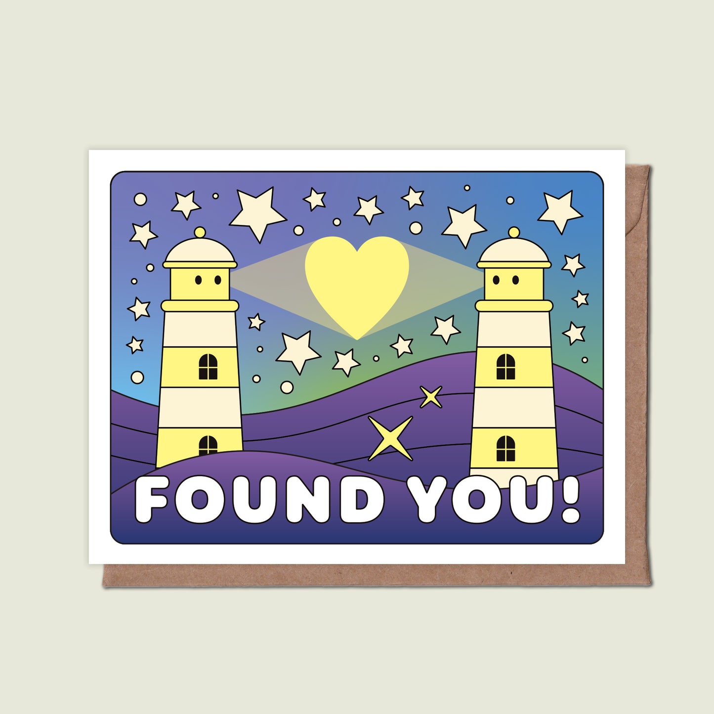 Found You Greeting Card