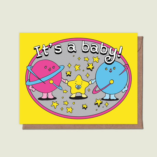 It's A Baby Greeting Card