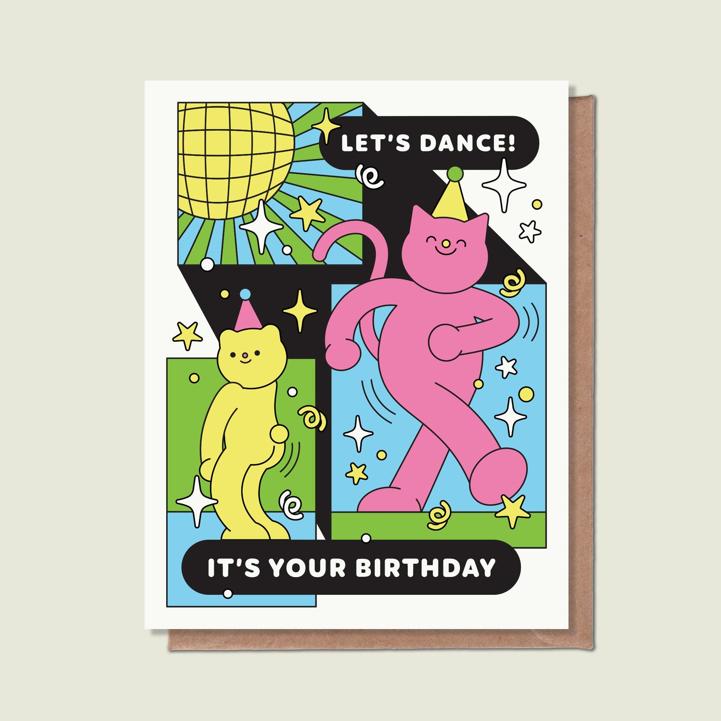 Let's Dance, It's Your Birthday Greeting Card