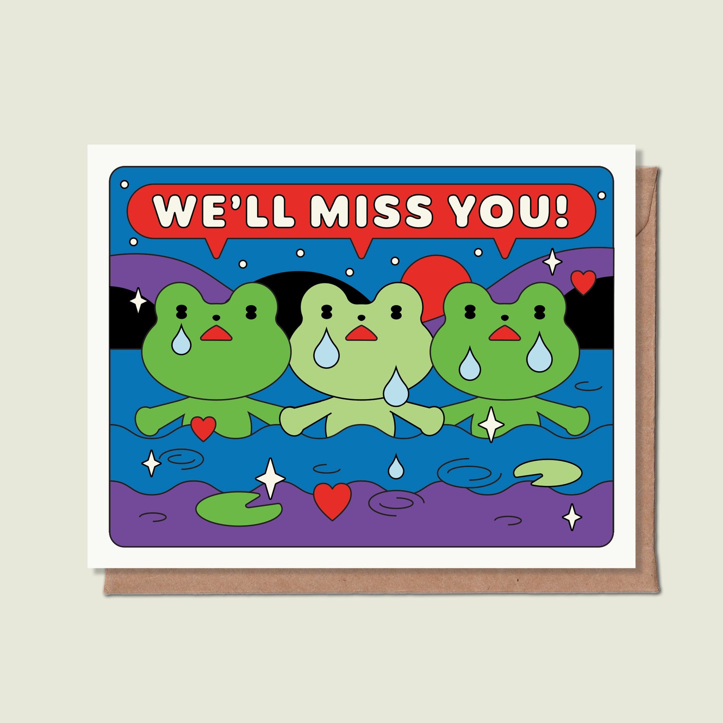 We'll Miss You Greeting Card