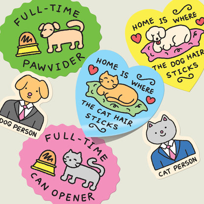 Full-Time Pawvider Vinyl Sticker