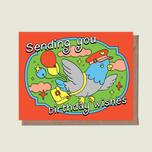 Sending You Birthday Wishes Greeting Card