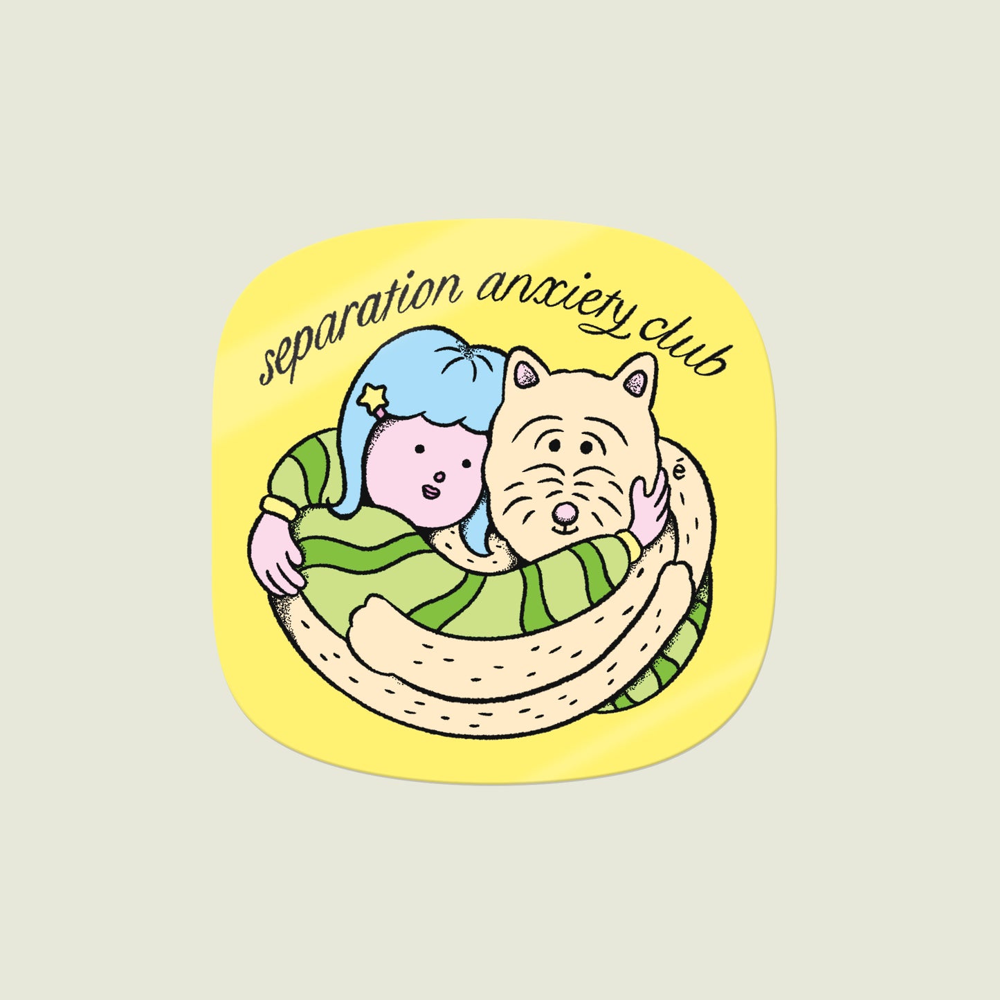 Separation Anxiety Club Vinyl Sticker