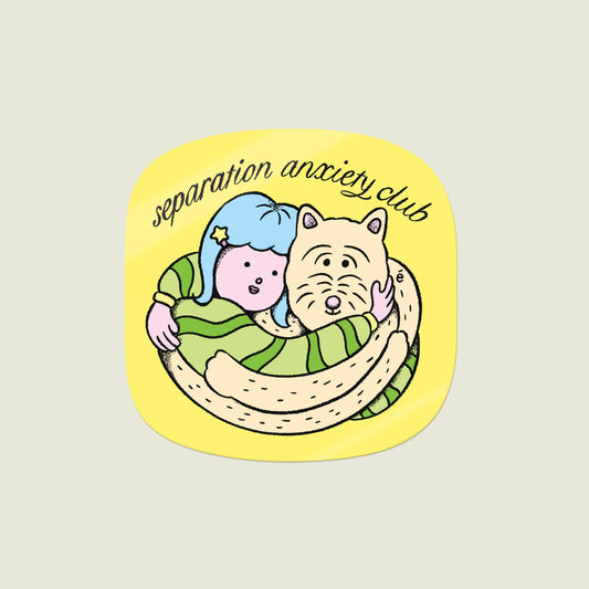 Separation Anxiety Club Vinyl Sticker