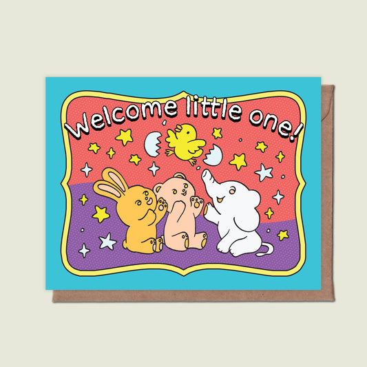 Welcome Little One Greeting Card